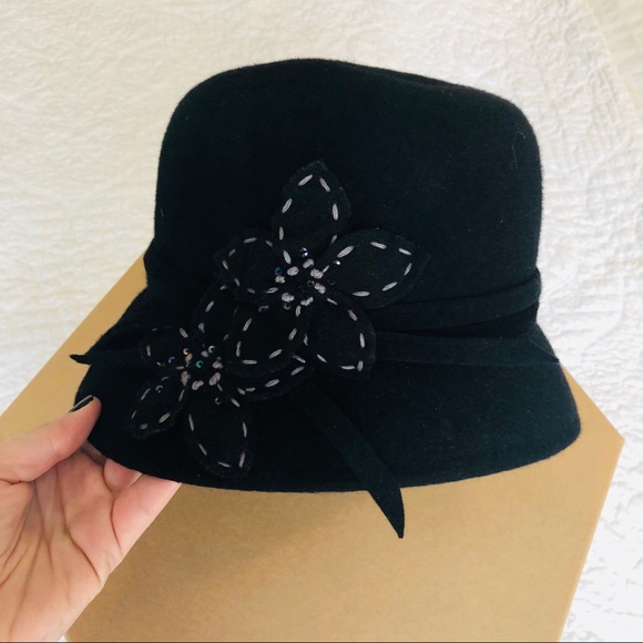 Mint condition vintage gatsby style felted hat - Picture 4 of 8